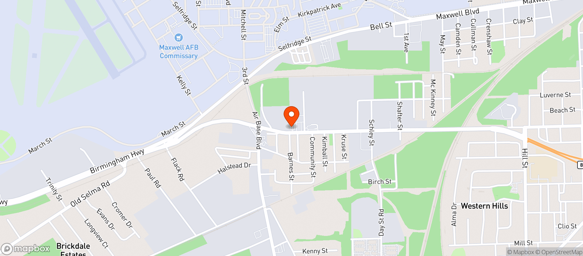 Map showing Airtec