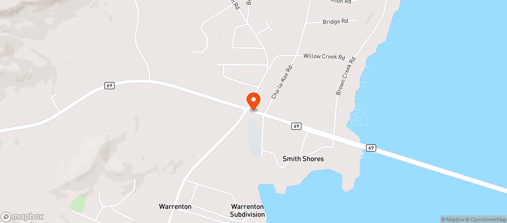 Map showing Pauls