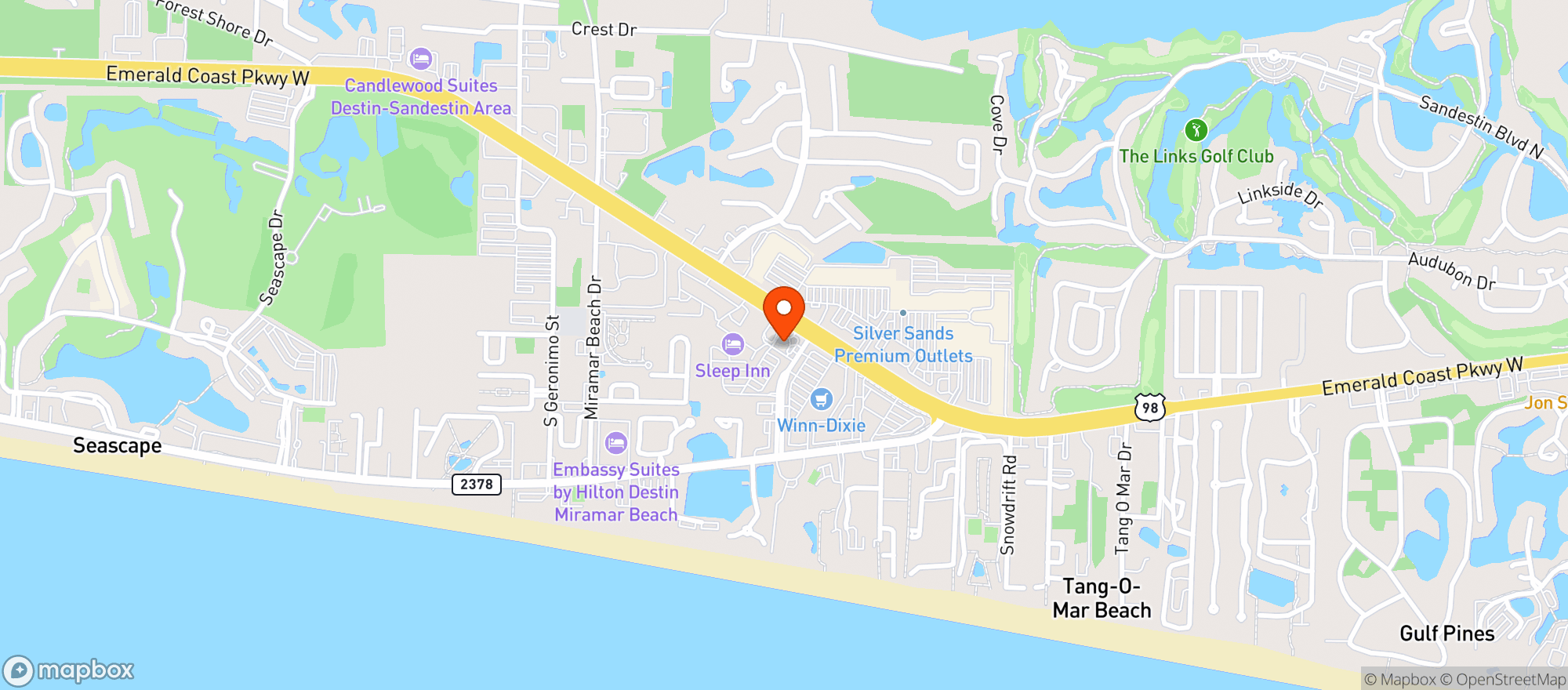 Map showing Circle K #2708821