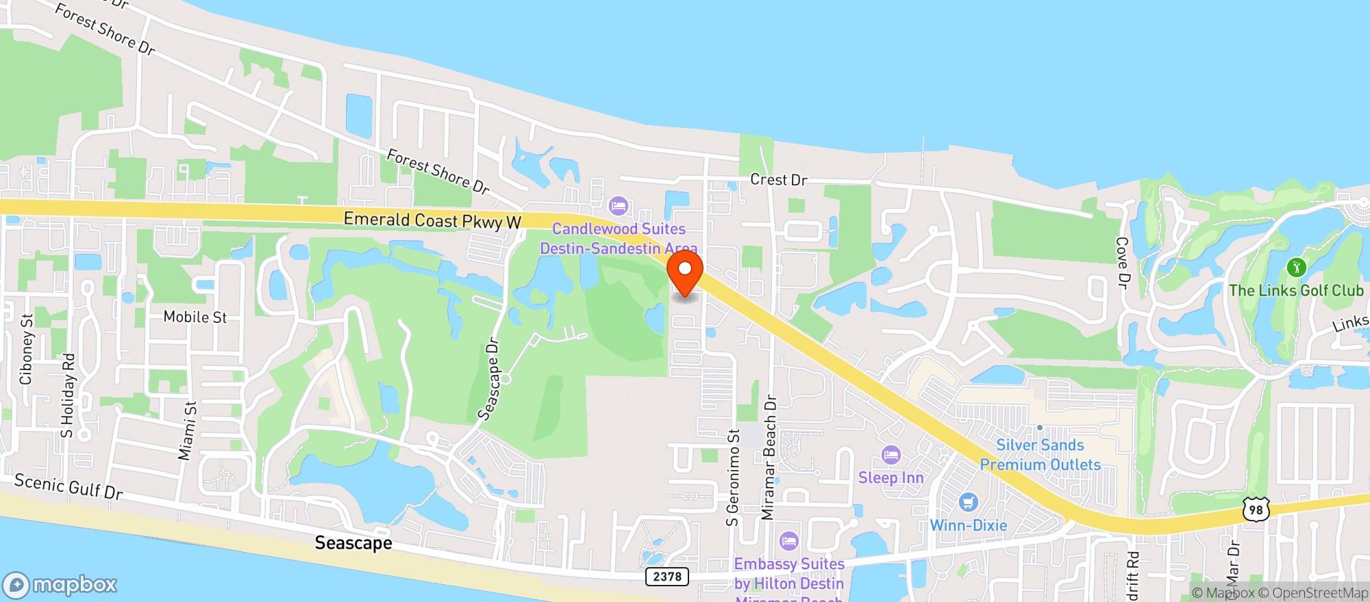Map showing Buffalo Jacks Legendary Wings
