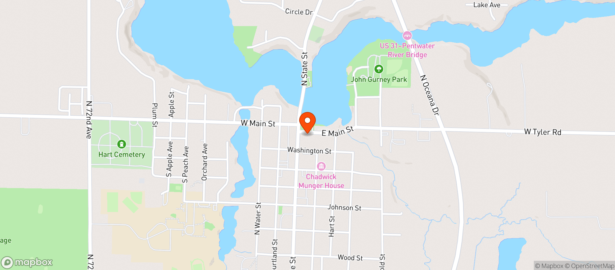 Map showing Kristi S Pourhouse