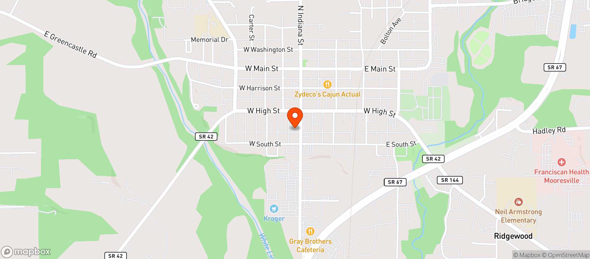 Map showing Superior Discount Liquors