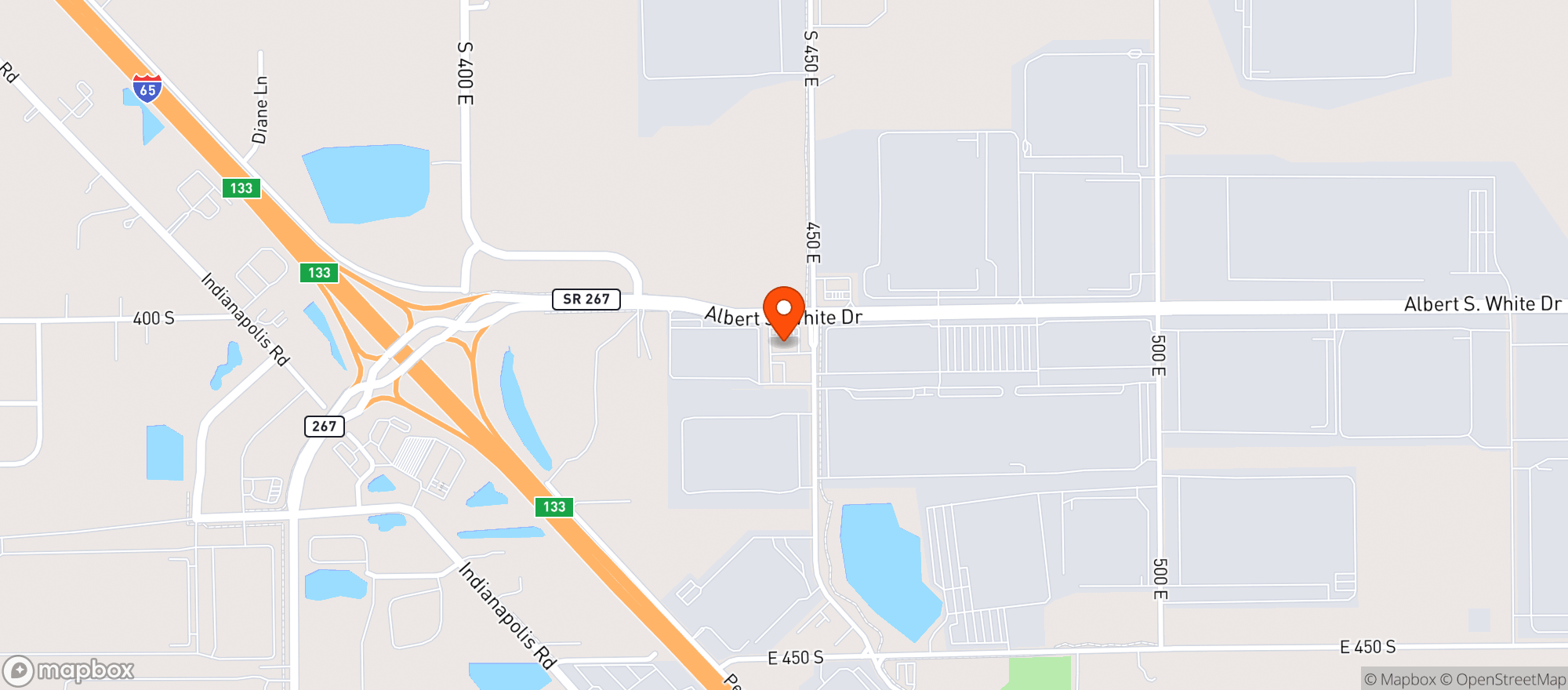 Map showing Getgo #7545