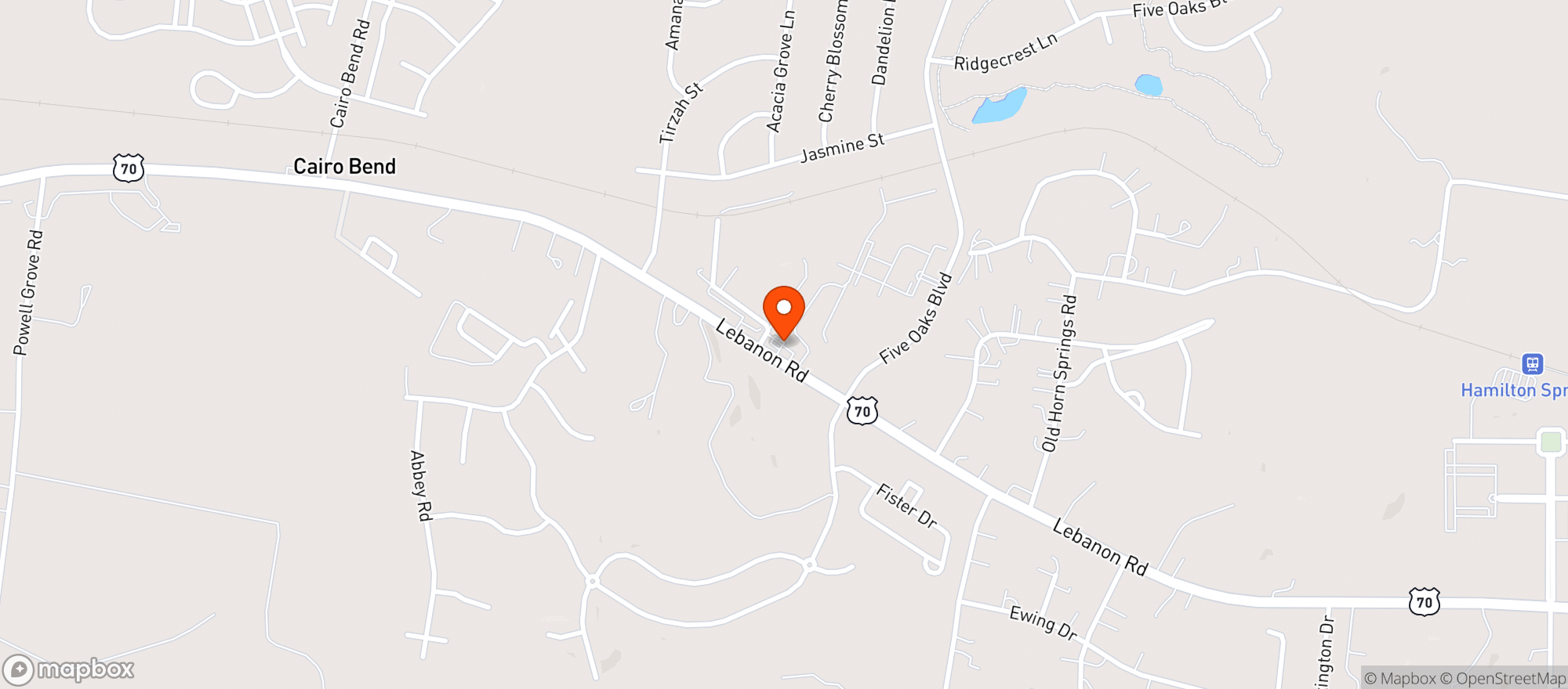 Map showing Franklin'S Wine & Spirits