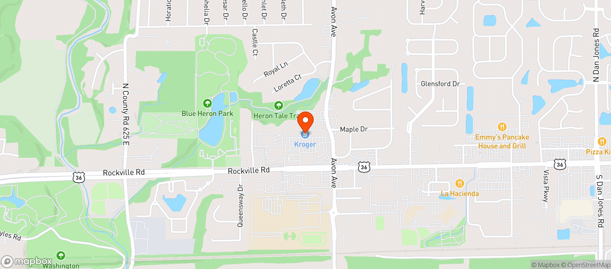 Map showing Central (021) - 00985 - Avon