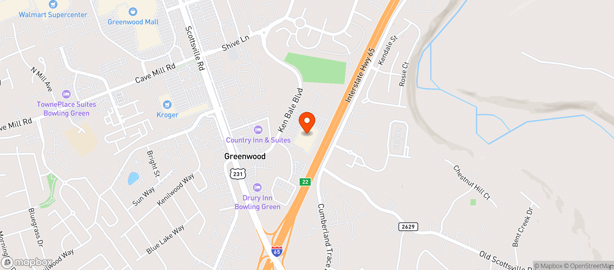 Map showing Sams Club #4876