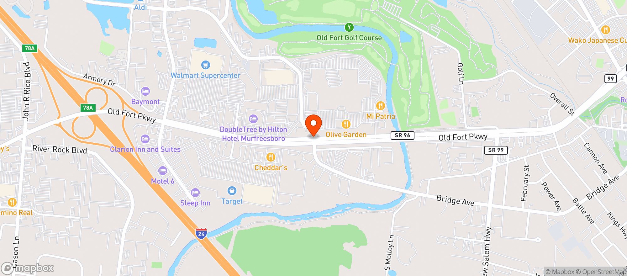 Map showing Kpot Korean Bbq & Hot Pot