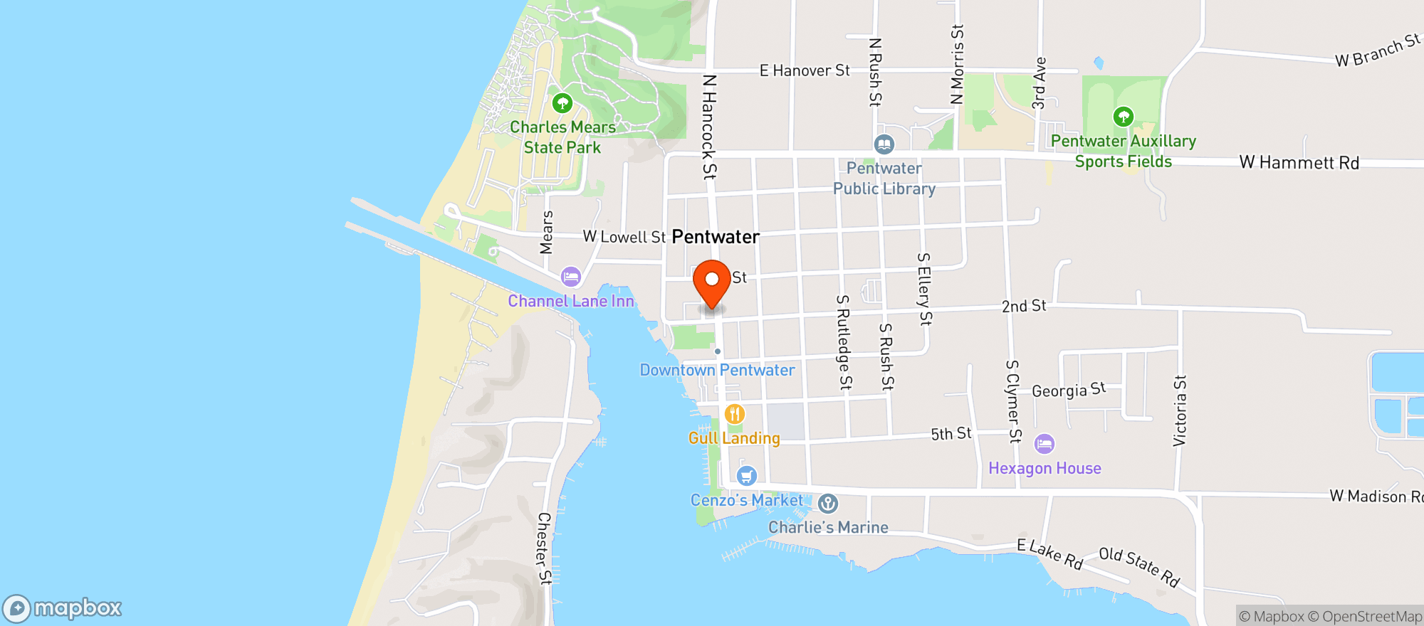 Map showing Craze