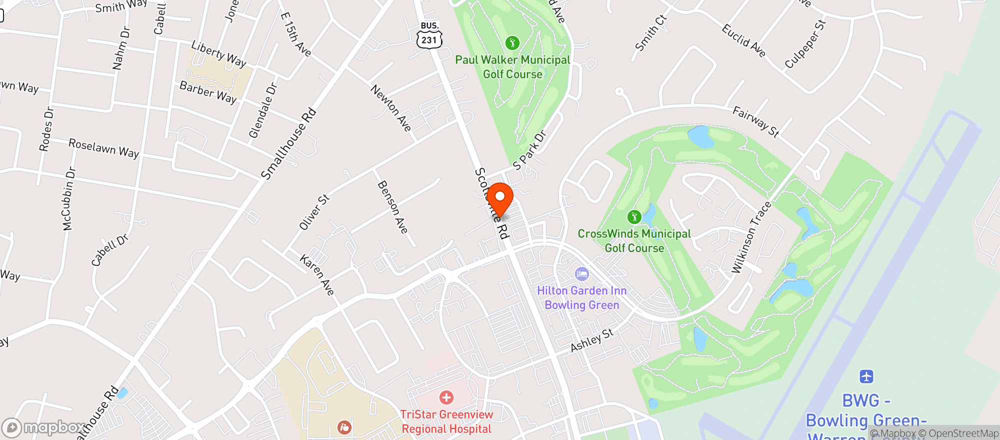 Map showing Chucks Premium Wine & Spirits