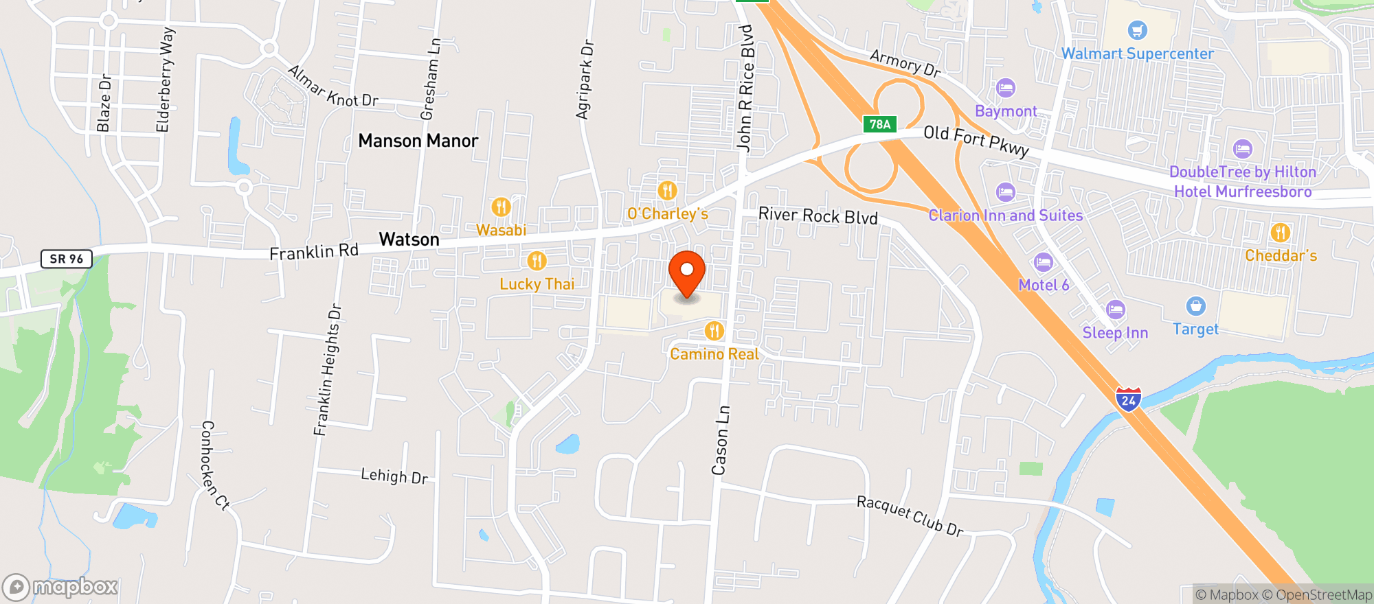 Map showing Nashville (026) - 00532 - Stonetrace Commons