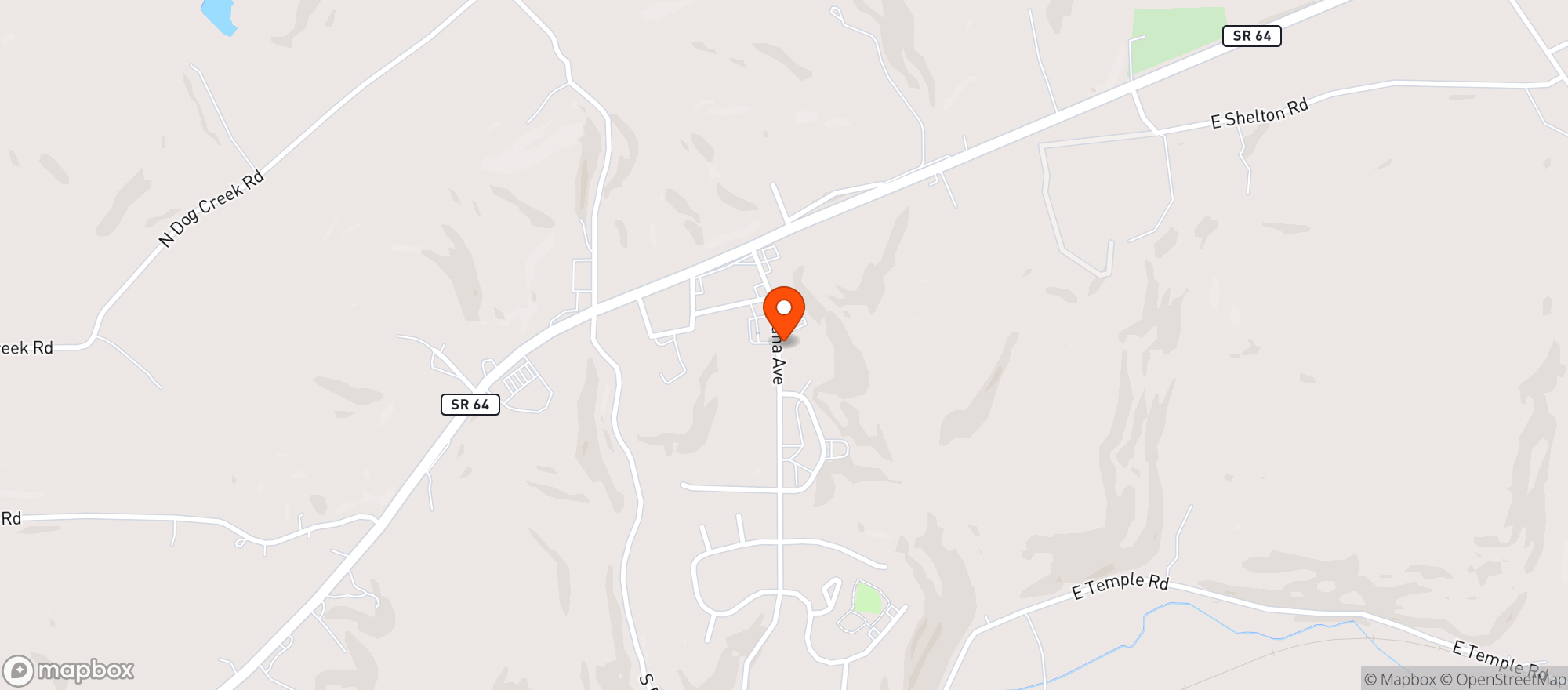 Map showing Tokers Smoke Shop