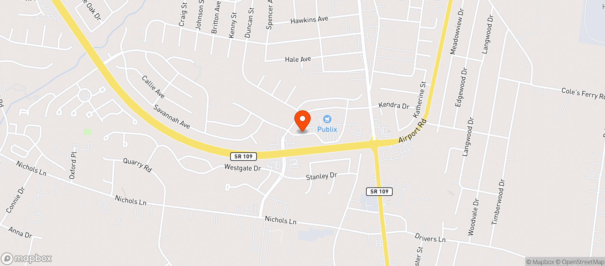 Map showing Agaves Mexican Restaurant