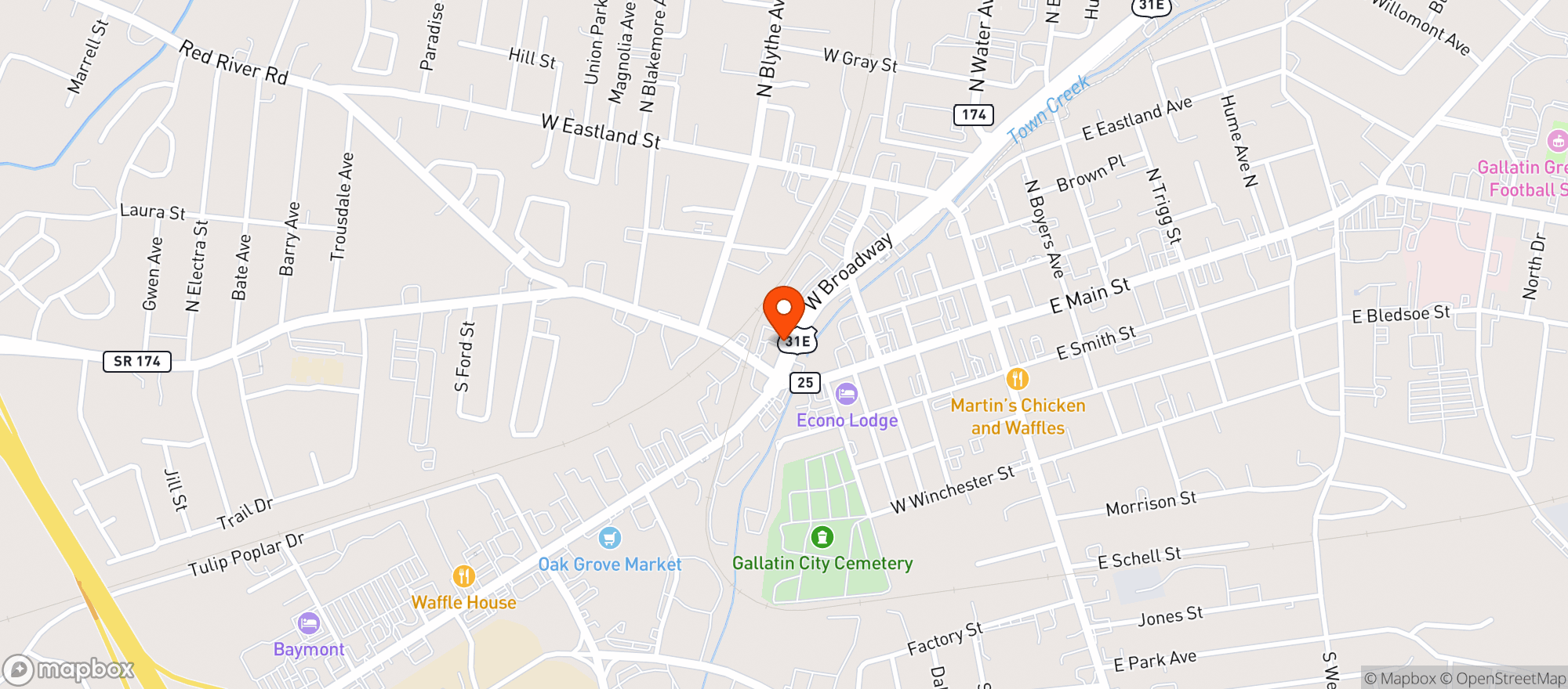 Map showing Smokers Abbey