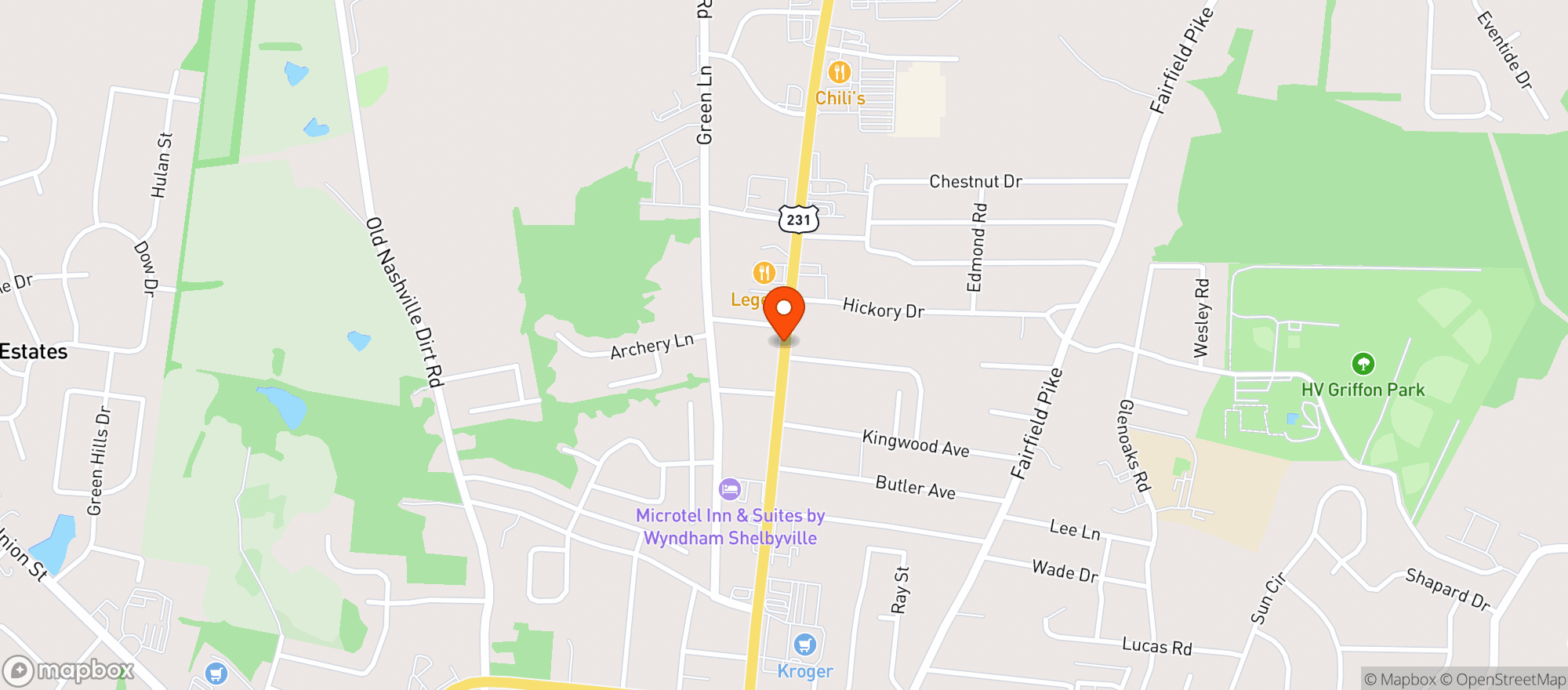 Map showing CELEBRATION LIQUORS