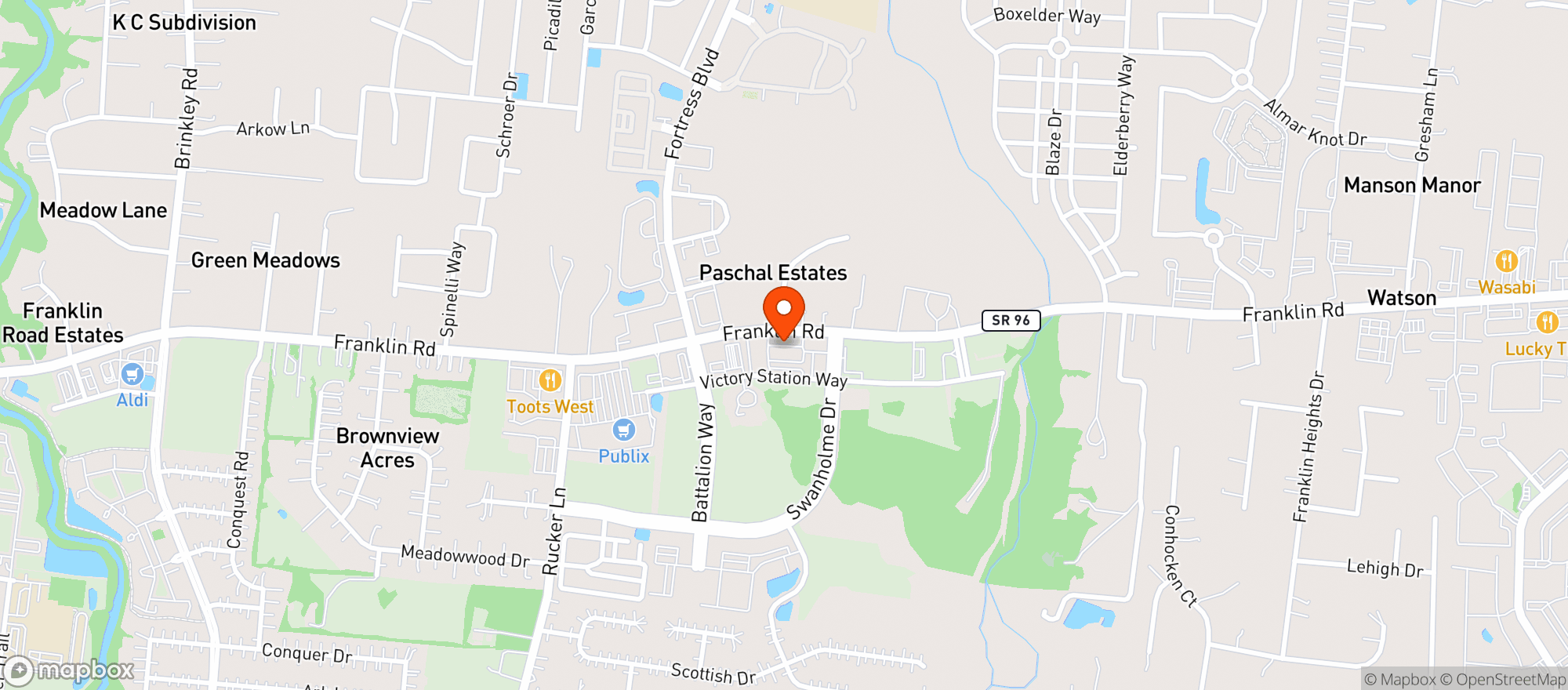 Map showing Big Pig S Wine & Spirits