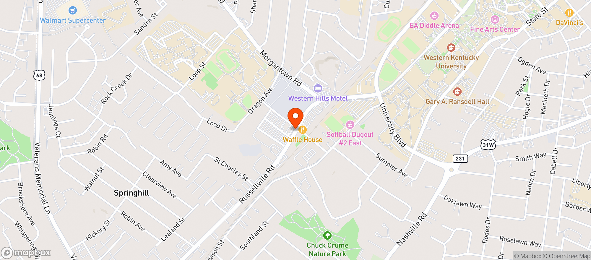 Map showing Price Less Iga