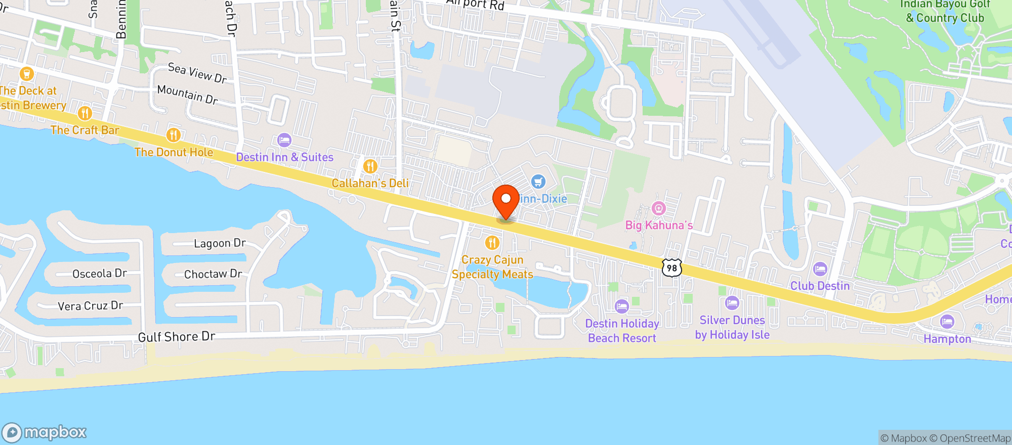 Map showing Mimmos Ristorante Italiano