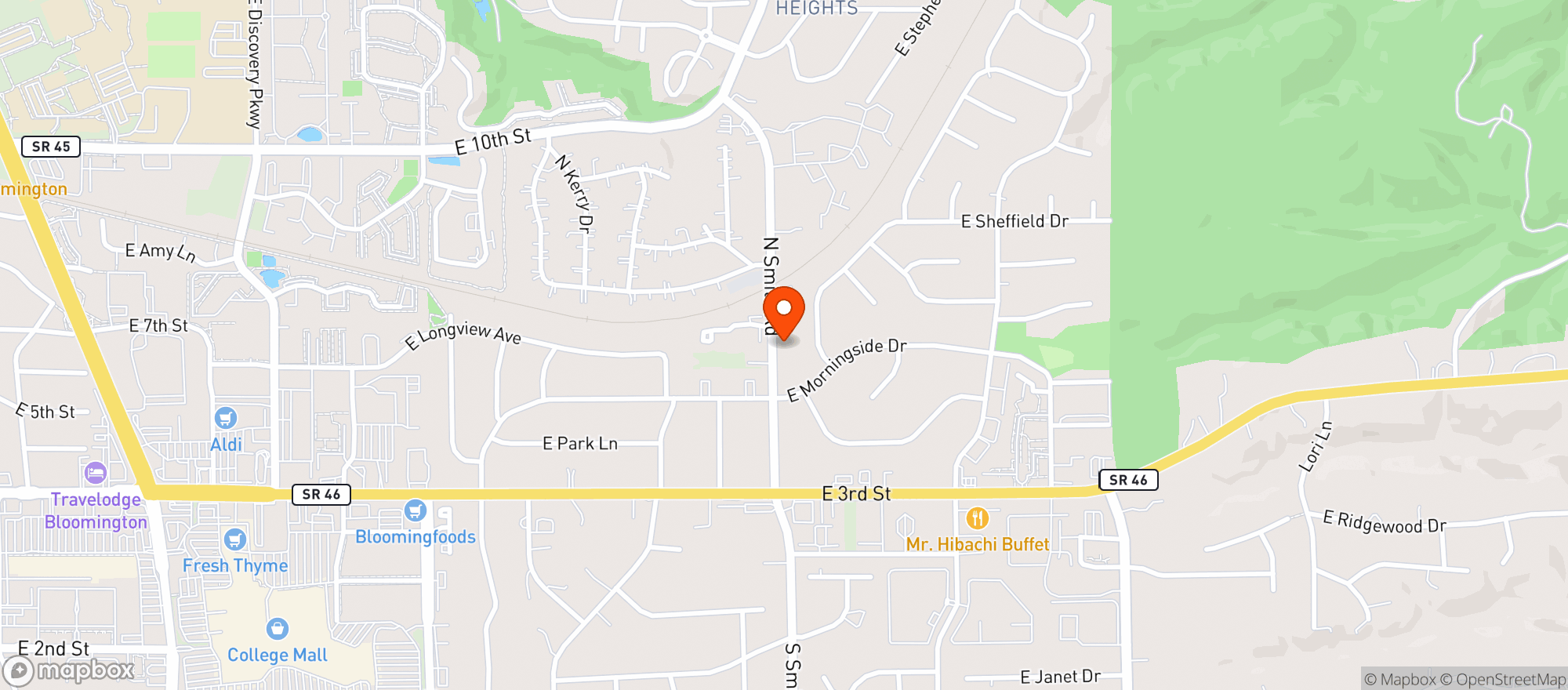Map showing Supreme Clientele Men's Spa