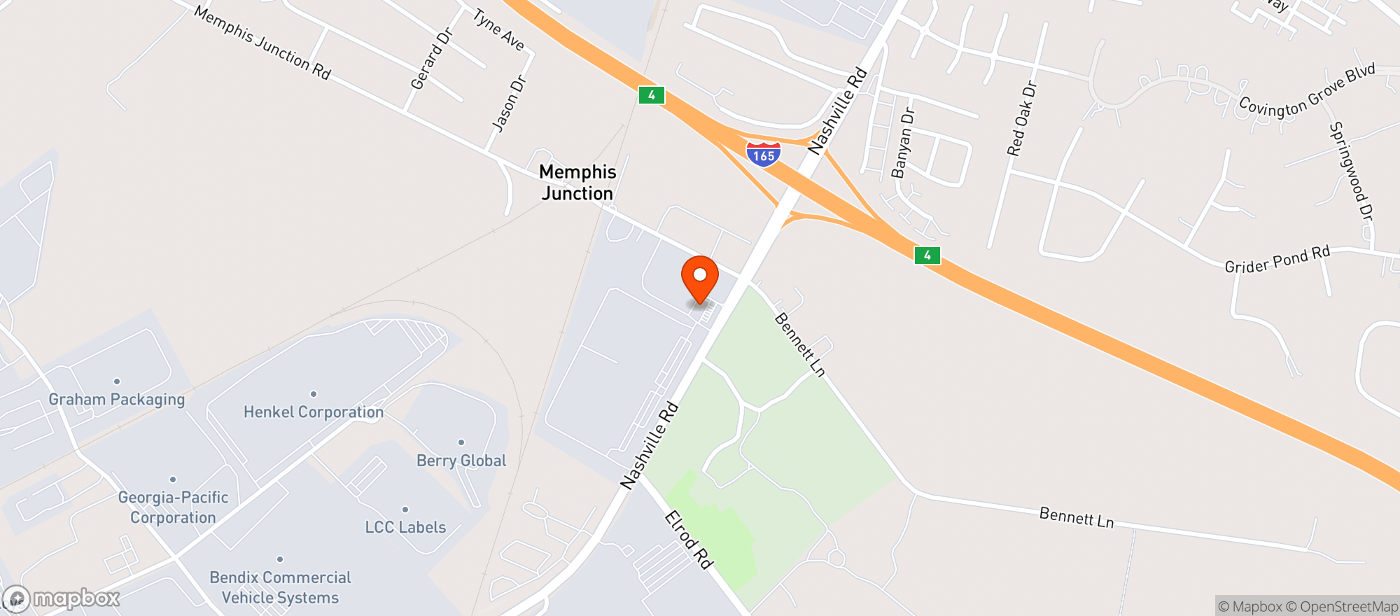 Map showing Bg Liquors & Wine