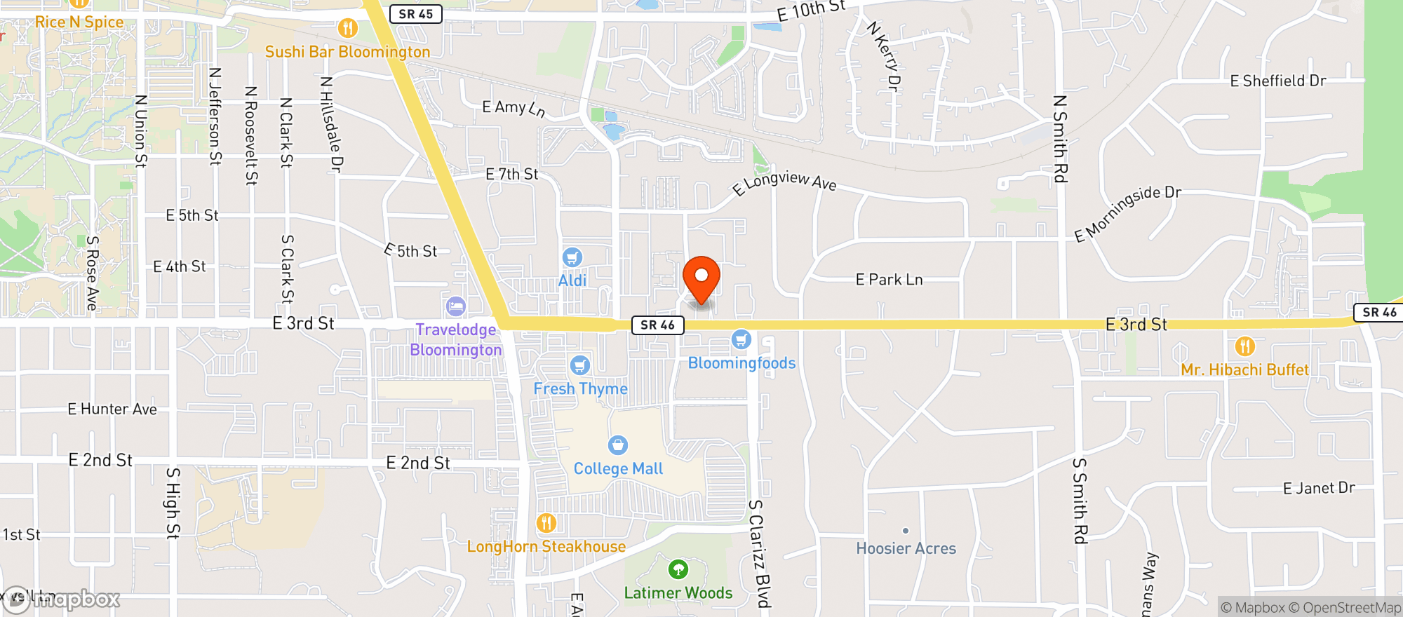 Map showing Big Red Liquors #4