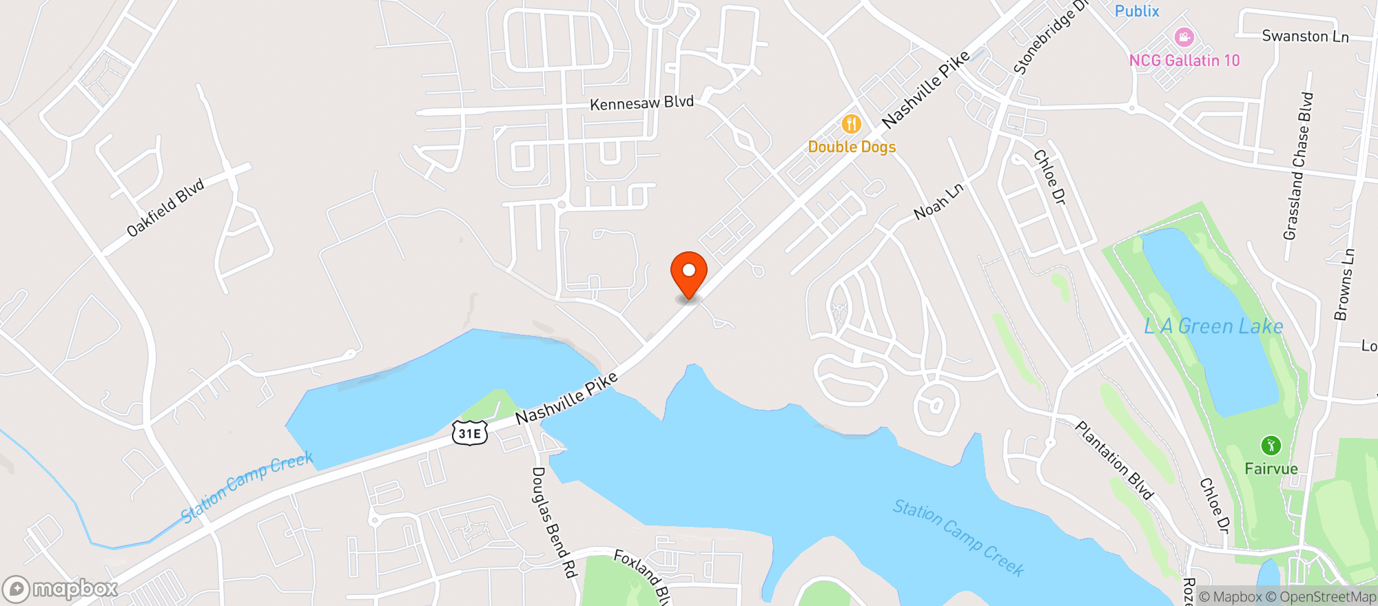 Map showing Rr Liquor--Gallatin