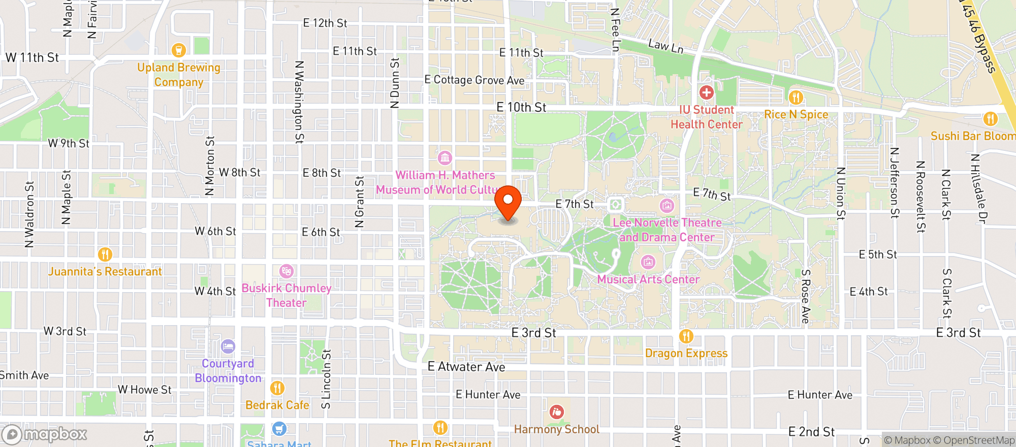 Map showing Imu Catering #1090201