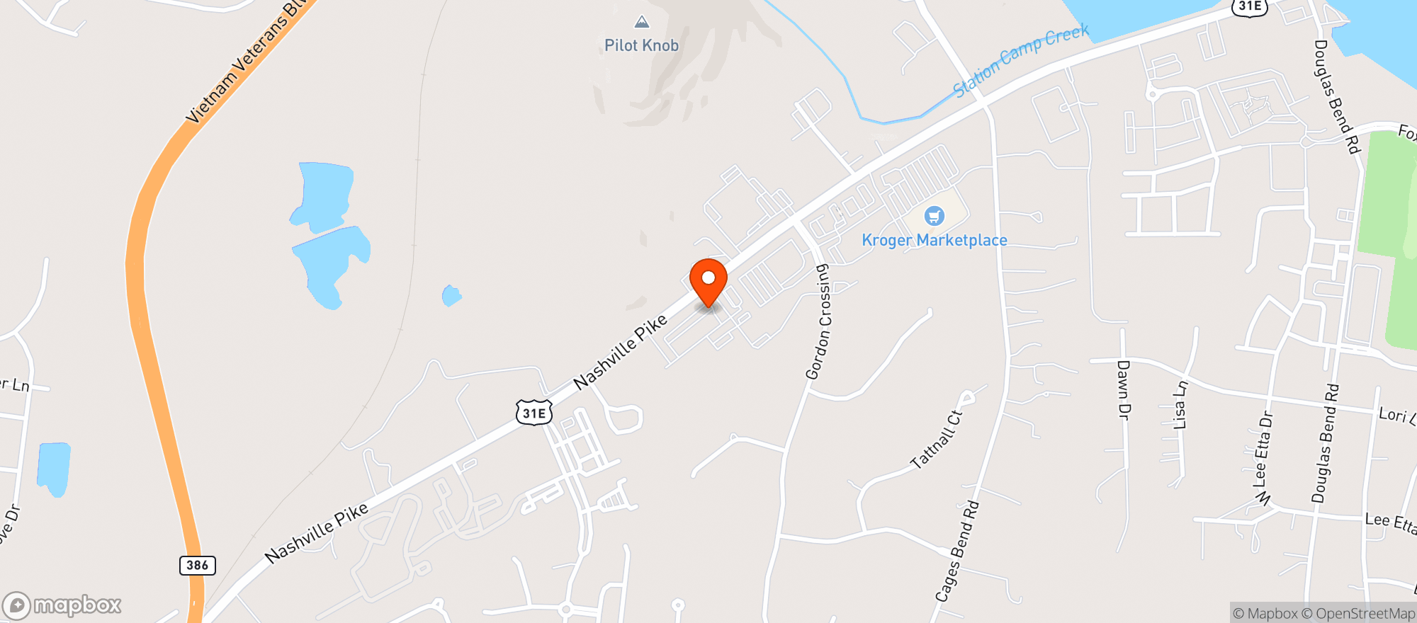 Map showing M.l.rose Craft Beer & Burgers