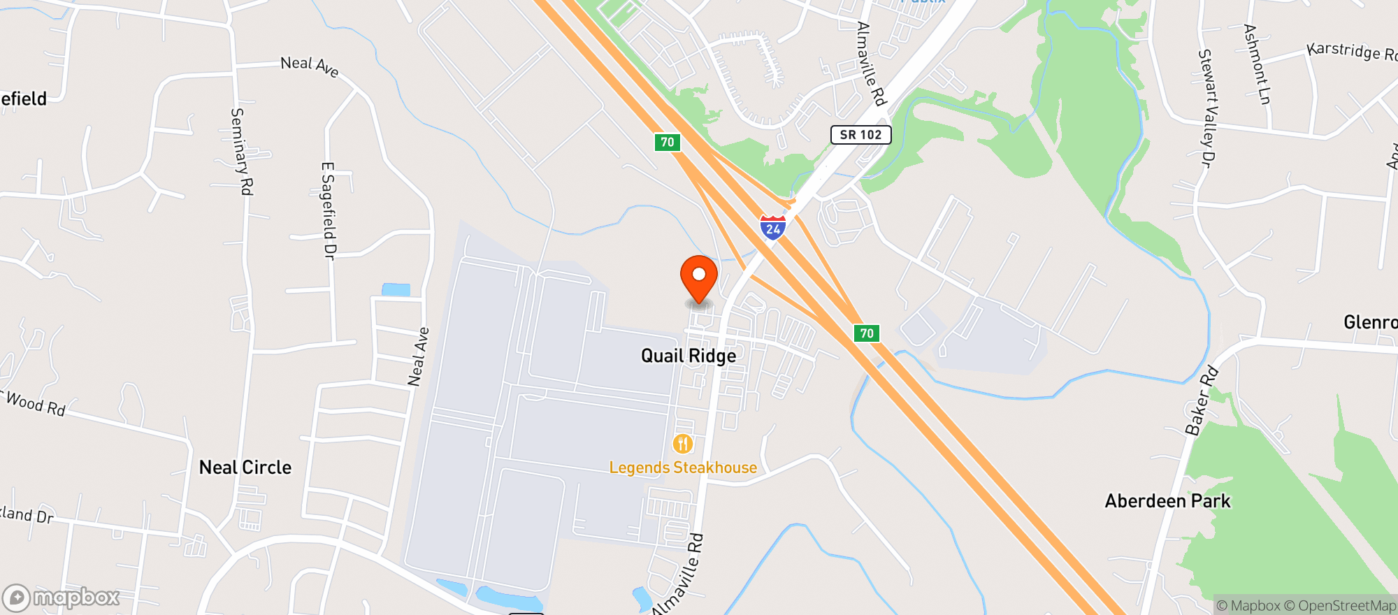Map showing Smyrna Liquors