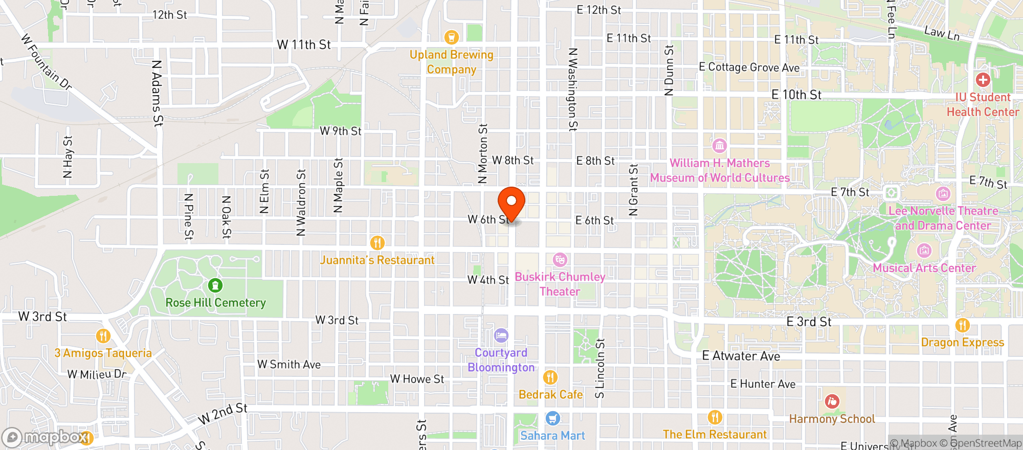 Map showing Social Cantina