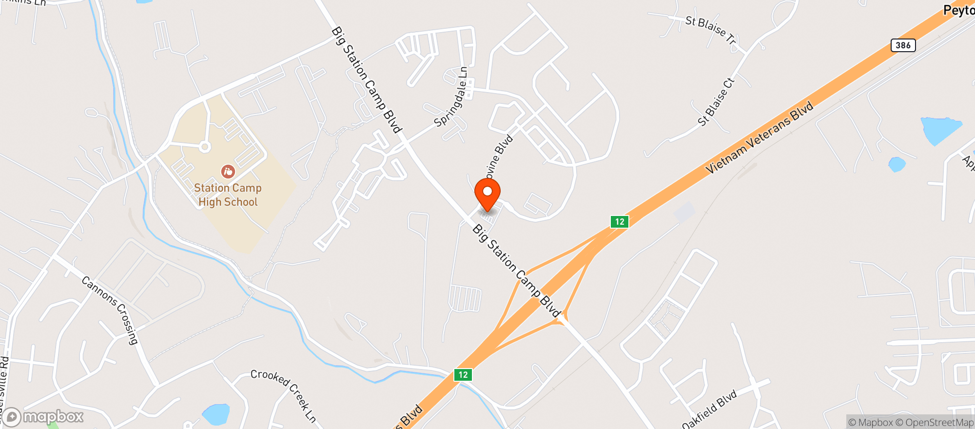 Map showing 7-eleven