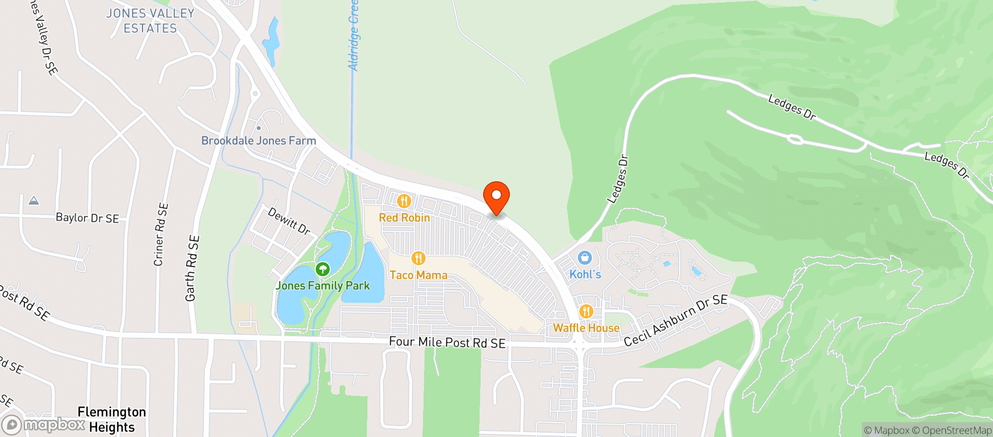 Map showing Supertarget