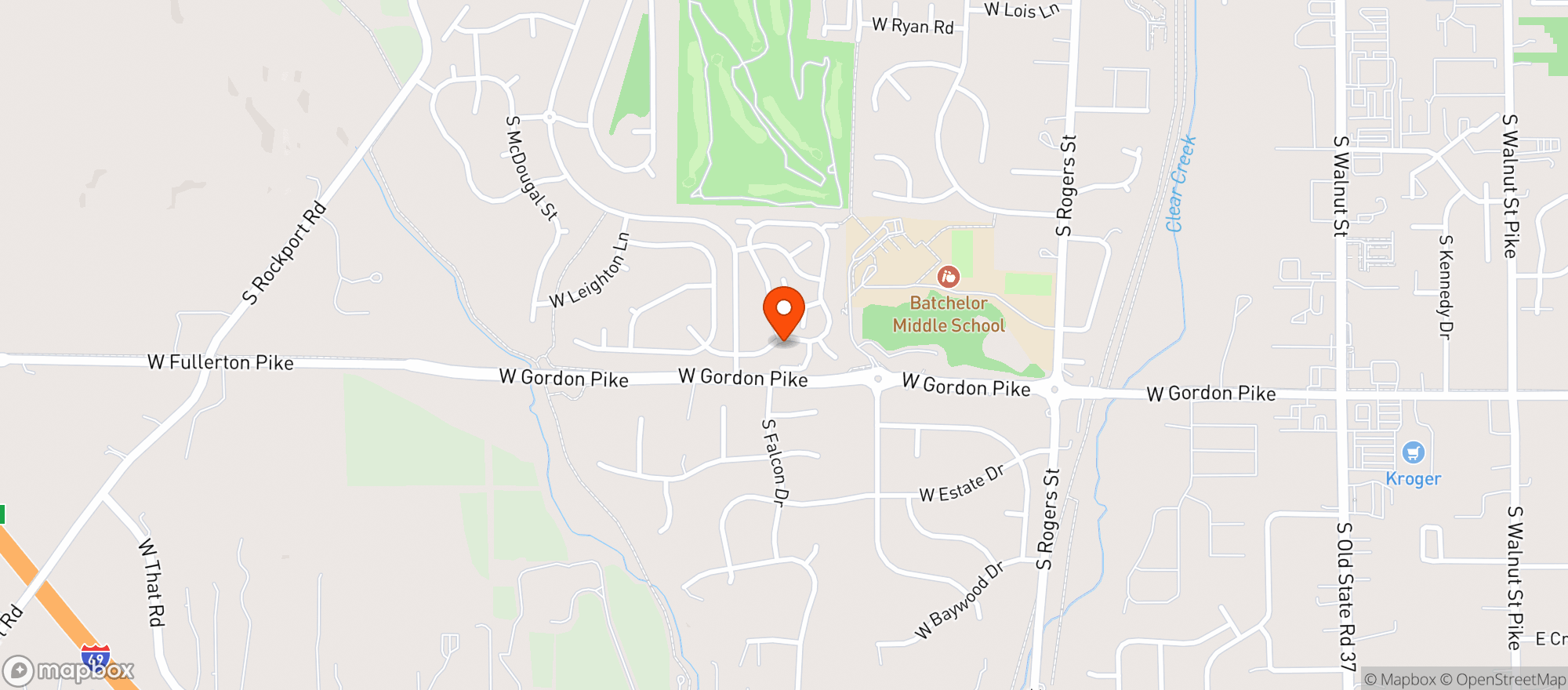 Map showing NO BUZZ BOTTLES