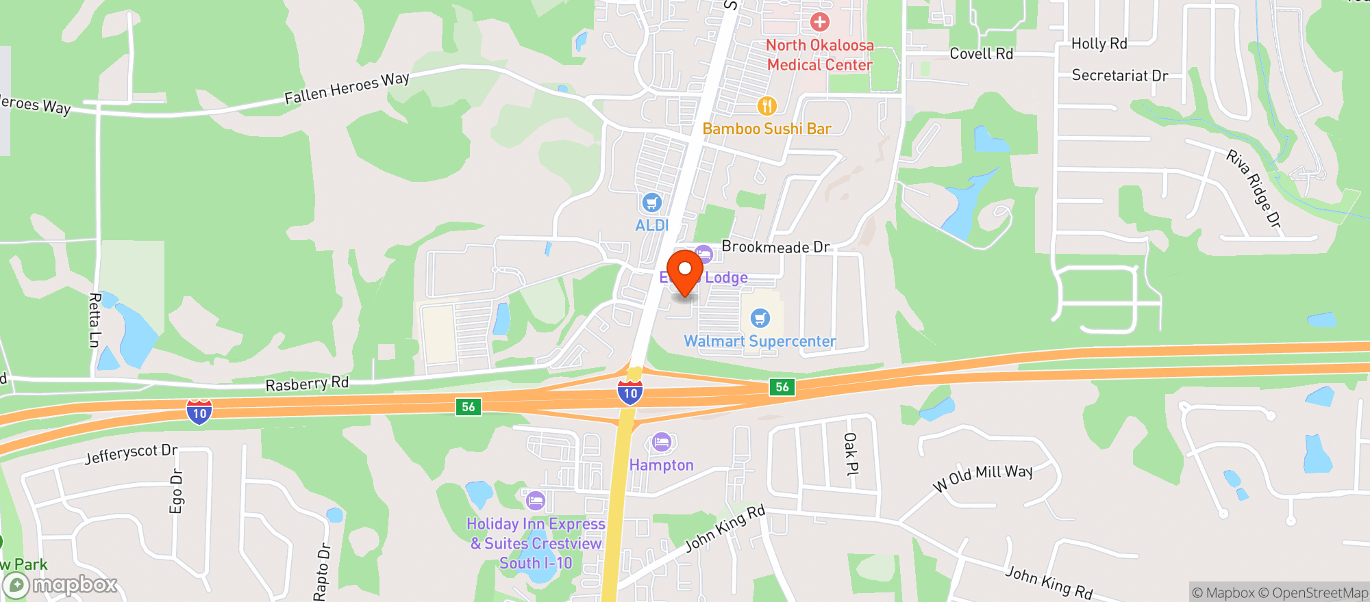 Map showing Gnc
