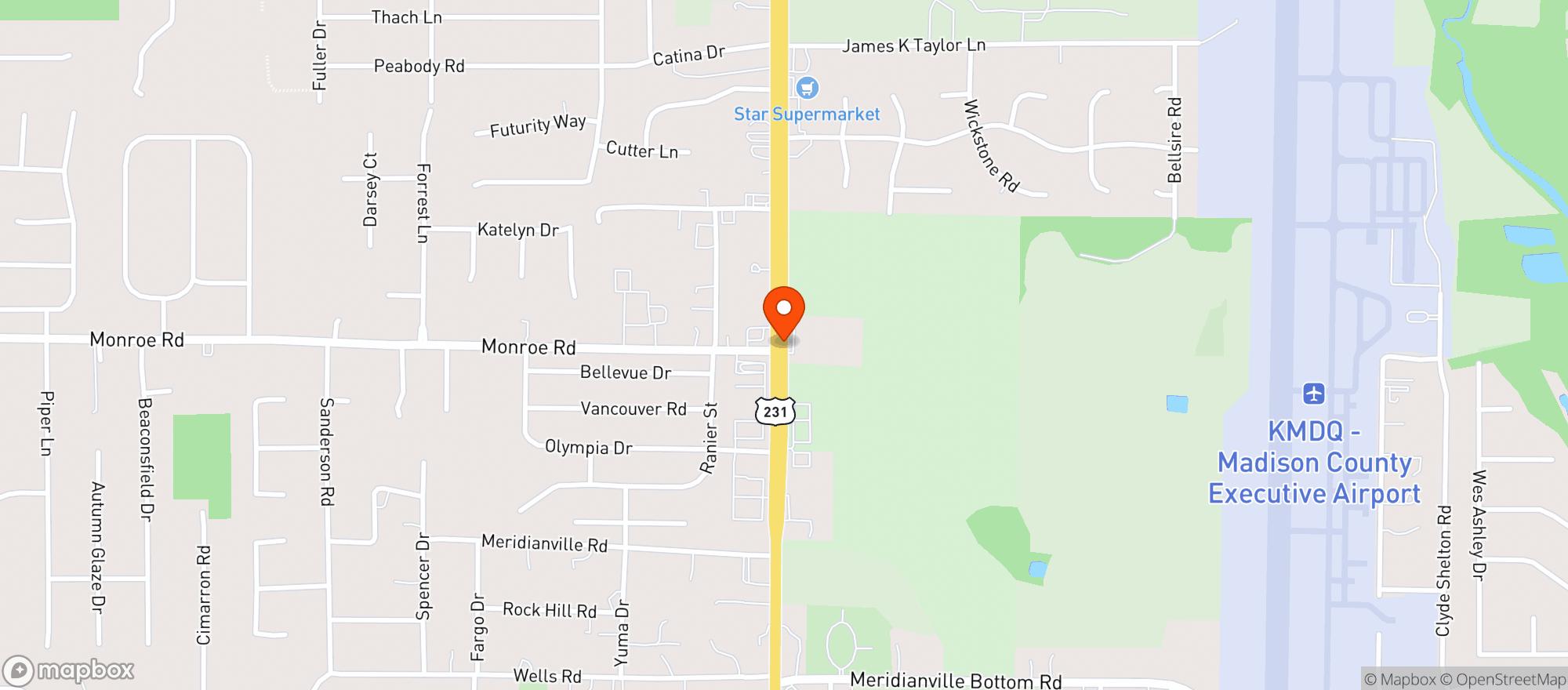 Map showing Windmill Beverage #1