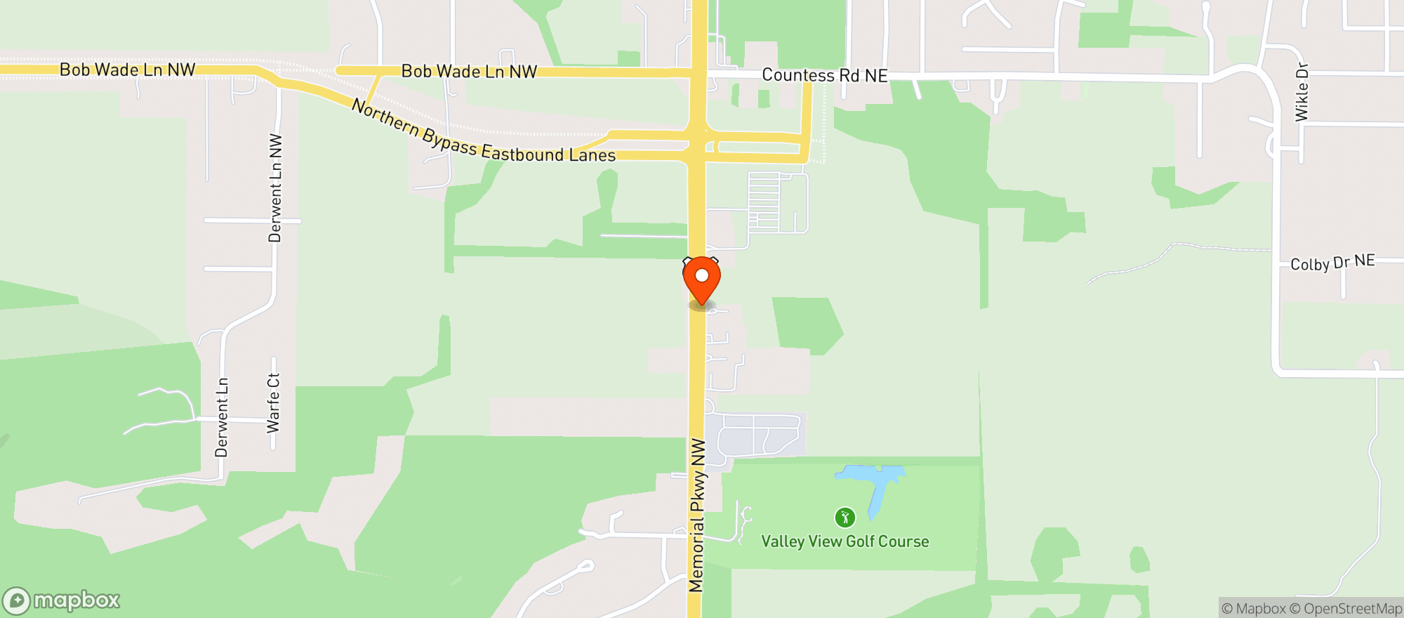 Map showing Food City