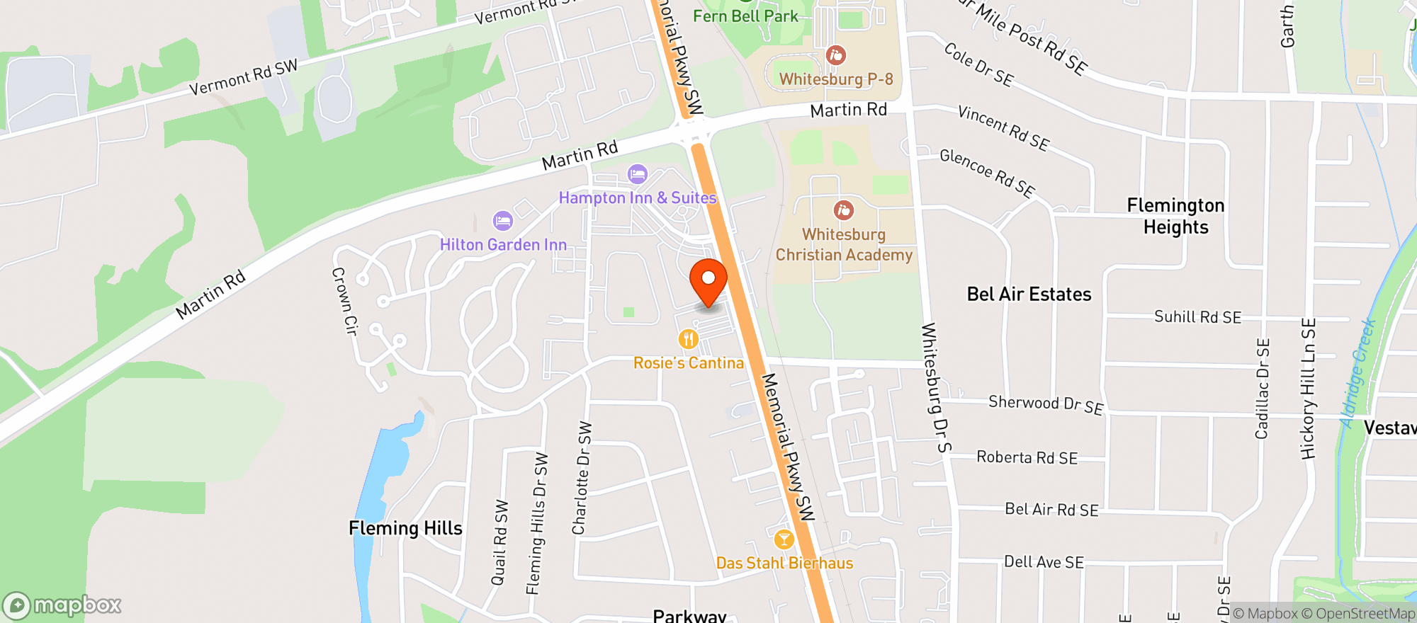 Map showing Pappos Pizzeria And Pub