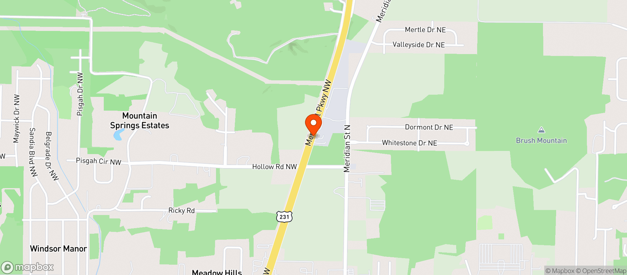 Map showing Wagon Wheel Liquor