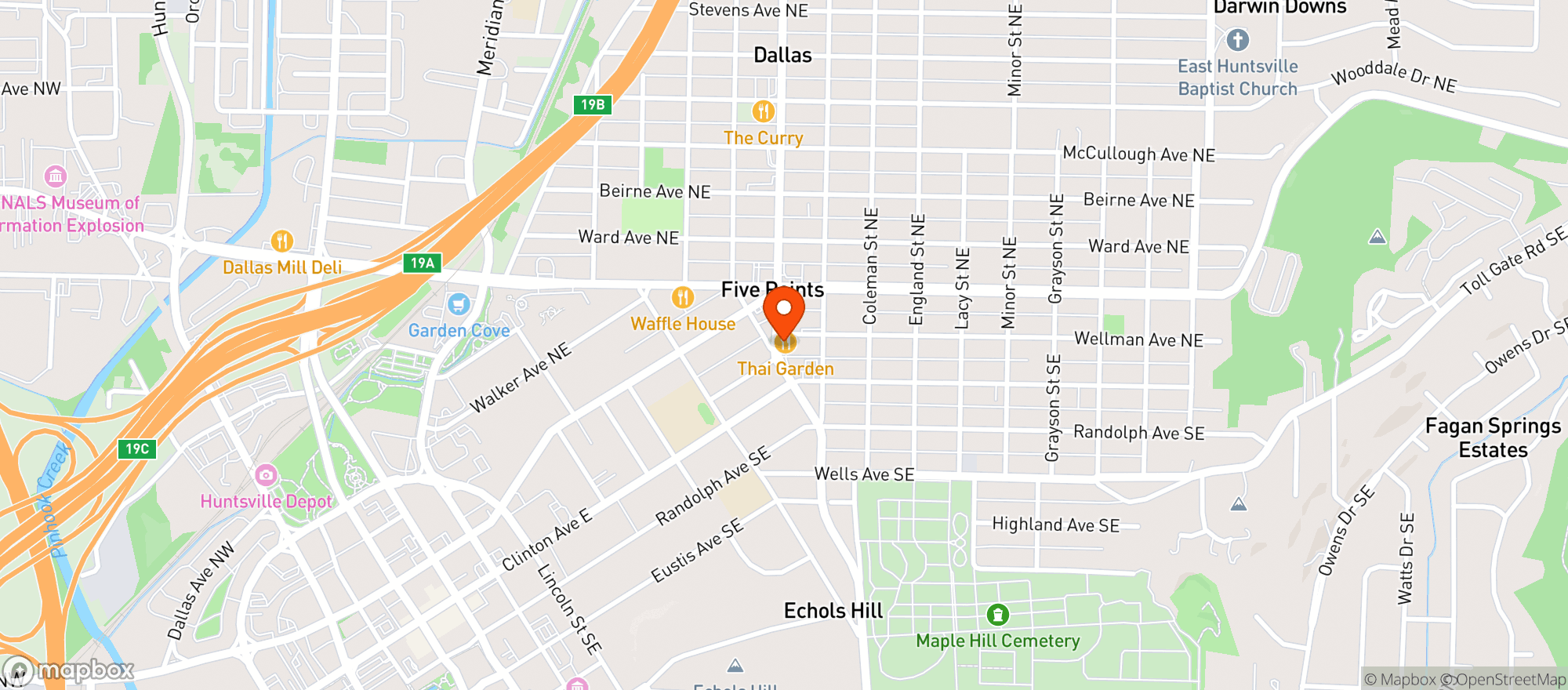 Map showing Attitudes LLC