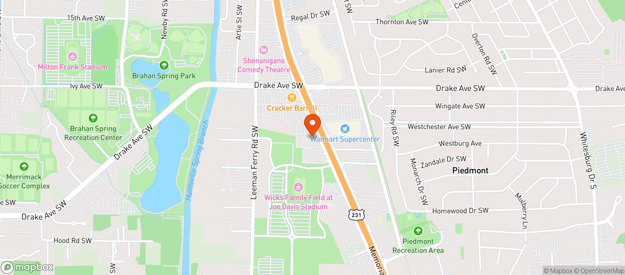 Map showing Windmill Beverage #9