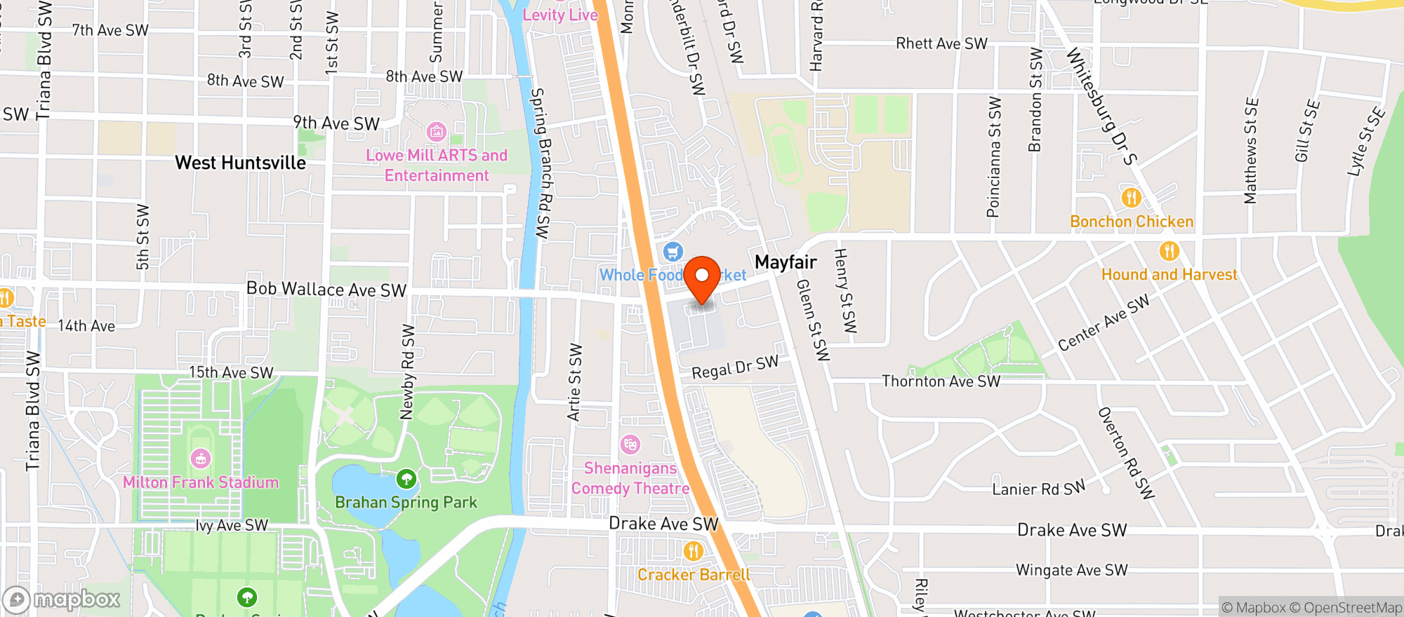 Map showing Goodland Pour House