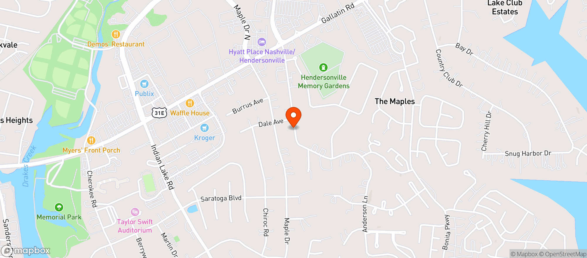 Map showing The Doza Health Shop