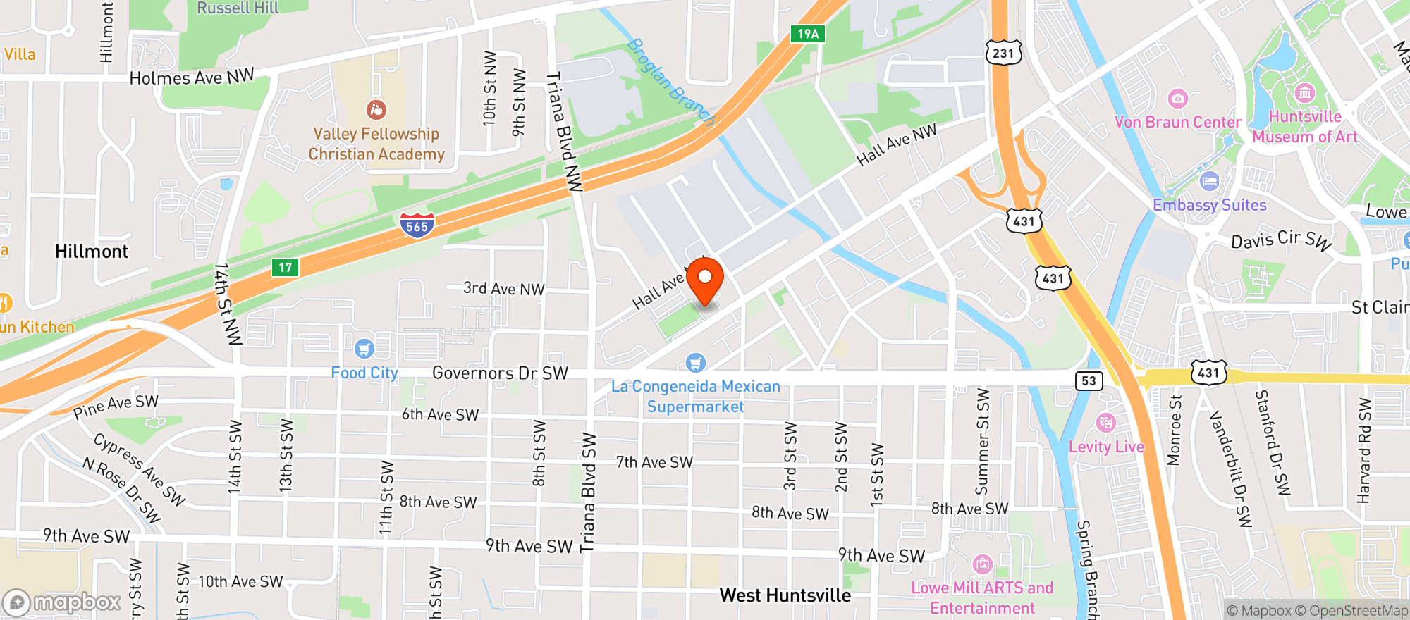 Map showing Pints & Pixels