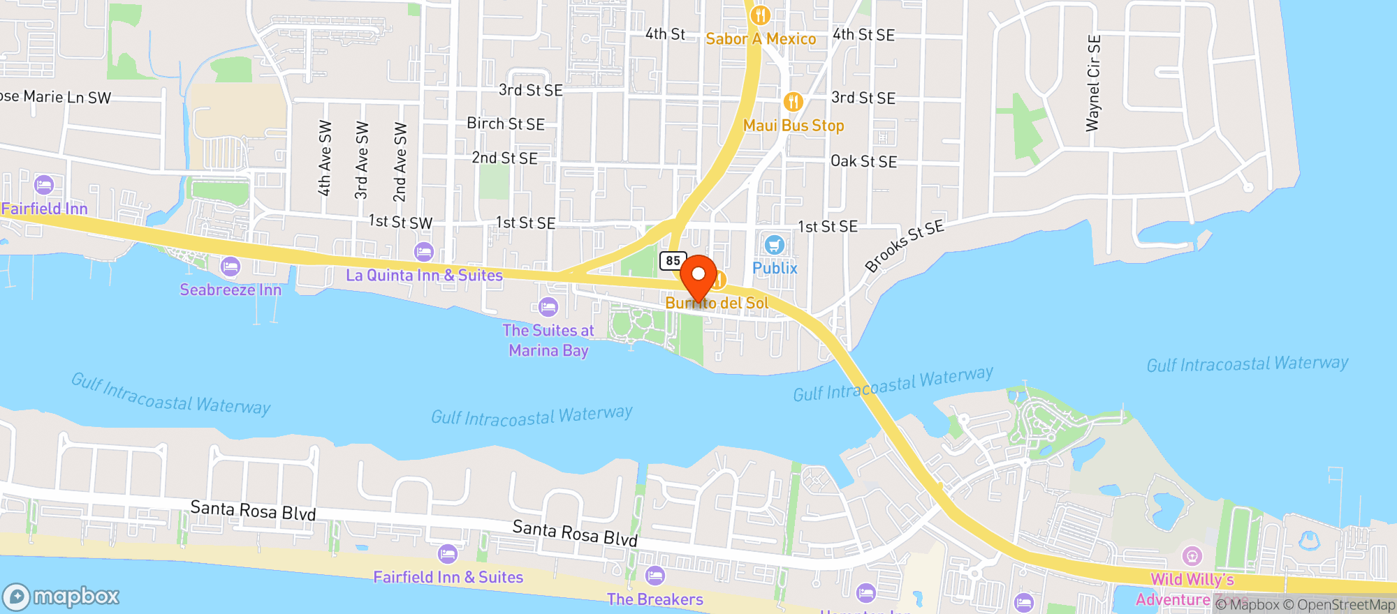 Map showing Salt Hop Brewing