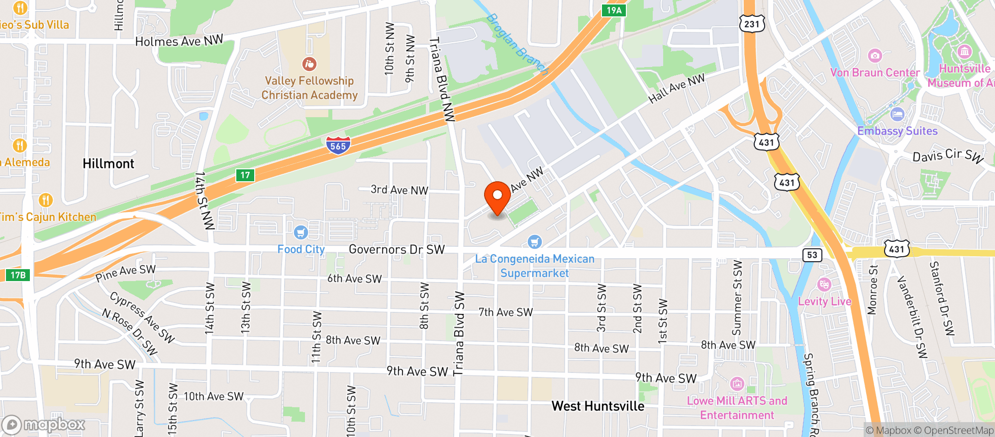 Map showing Straight To Ale