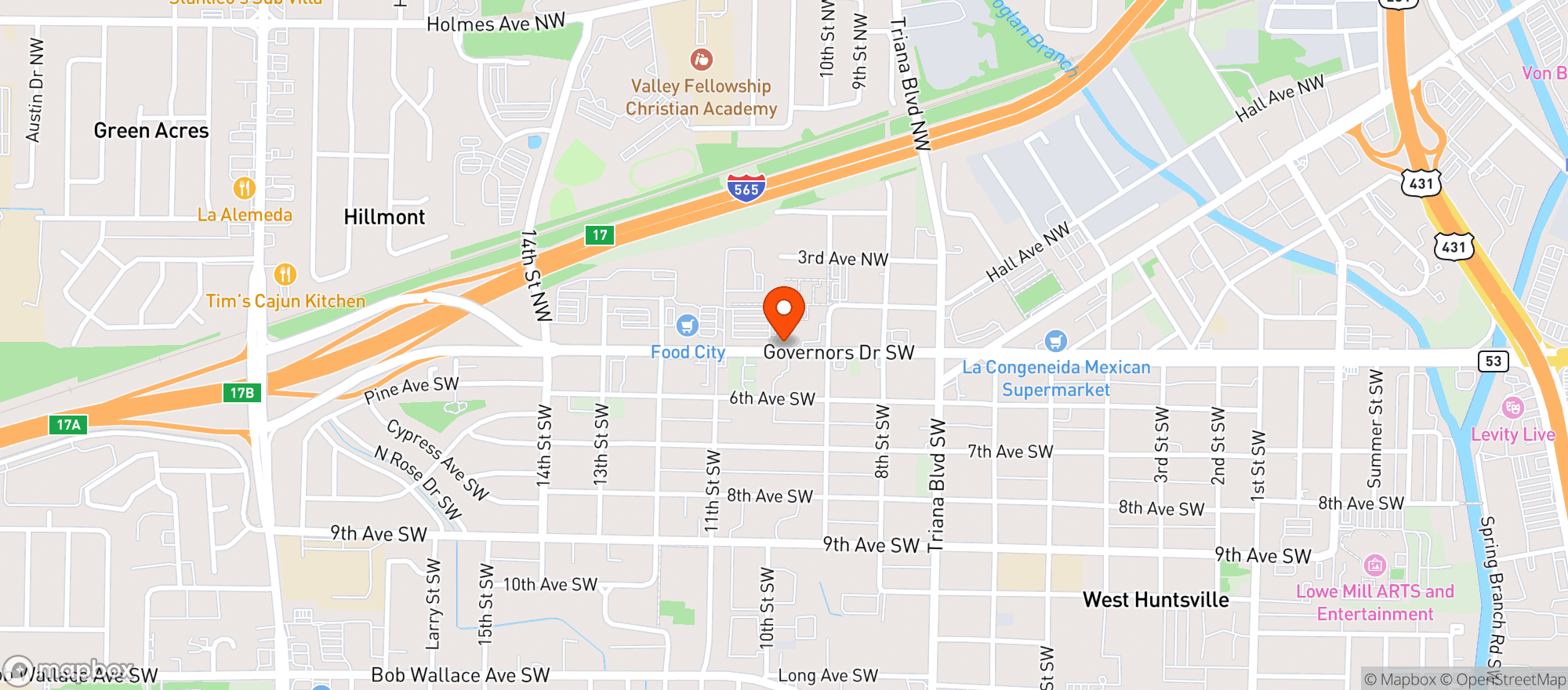 Map showing Pourhouse