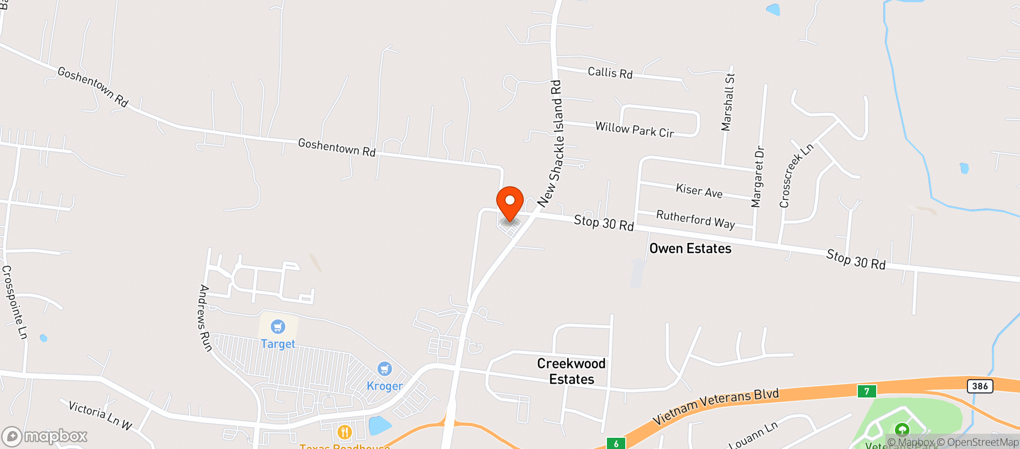 Map showing Exxon