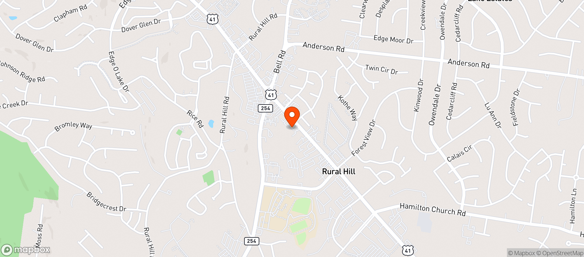 Map showing M&M LIQUOR
