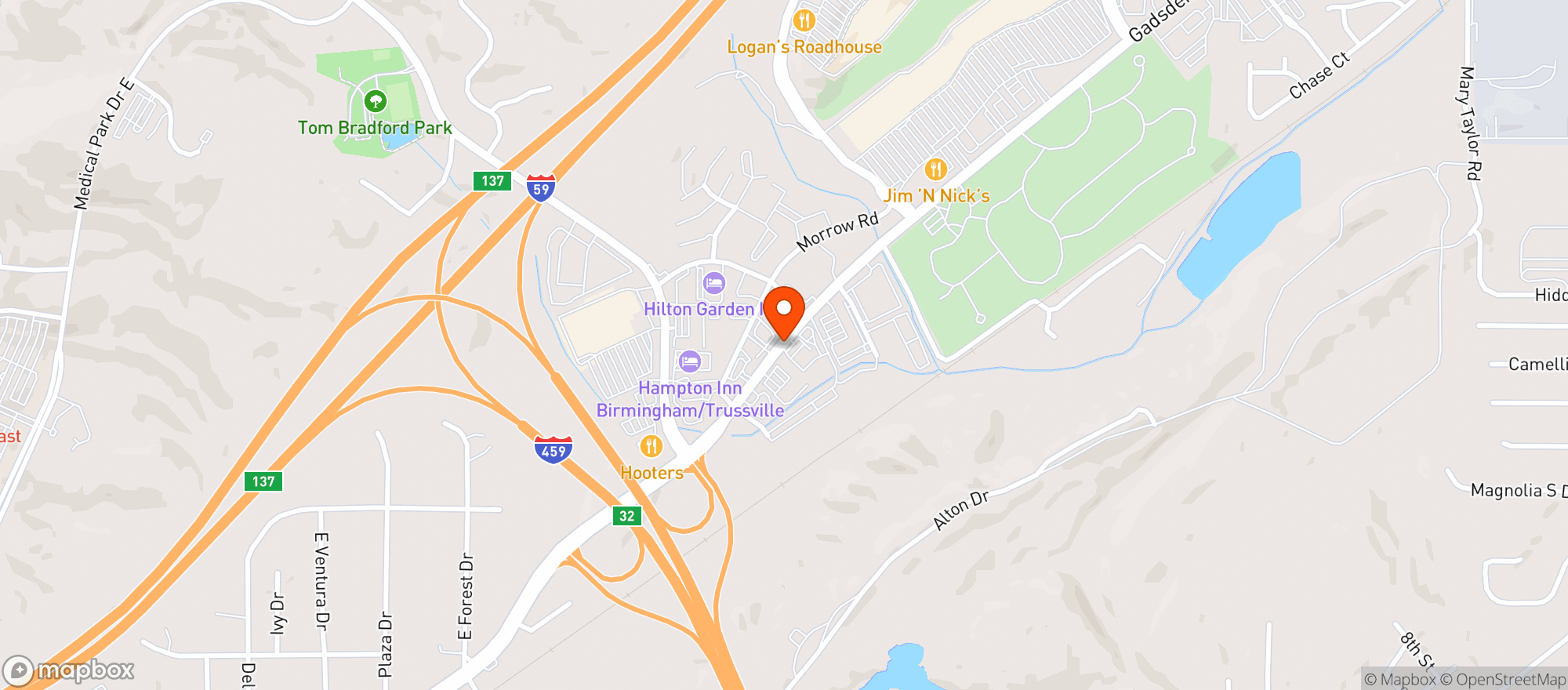 Map showing Raceway #389