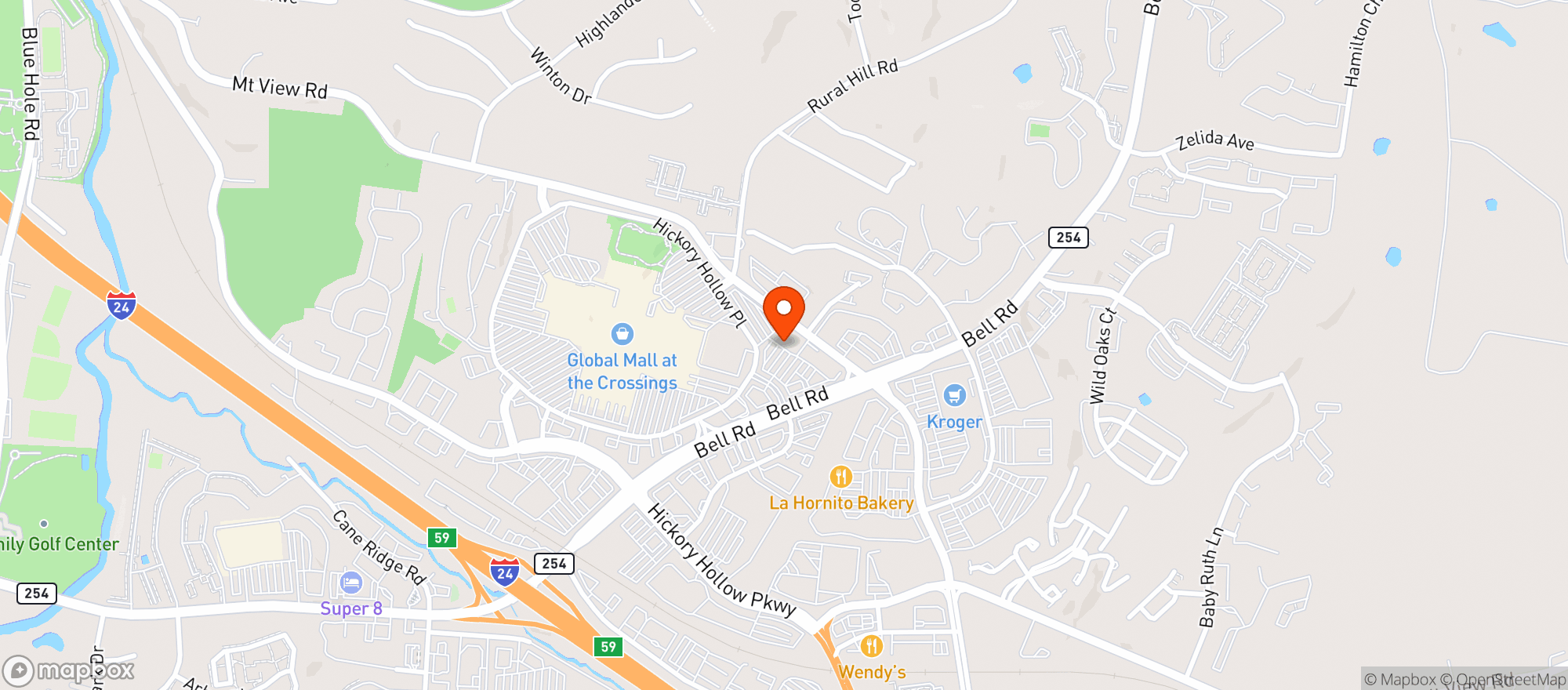Map showing Amc Antioch 8 #4469