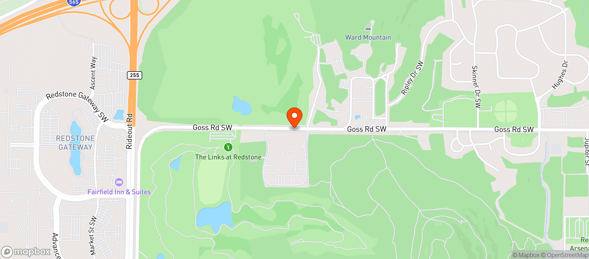 Map showing Redstone Shop Class Six #1031914